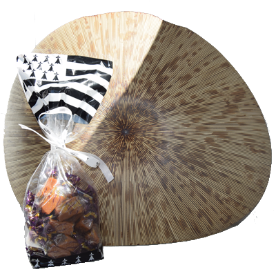 Sachet de bonbons au caramel