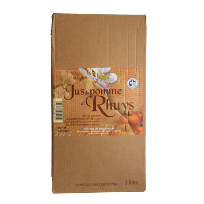 Jus de pomme Rhuys, cubitainer 3L