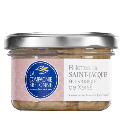 Rillettes de Saint-Jacques au vinaigre de Xérès