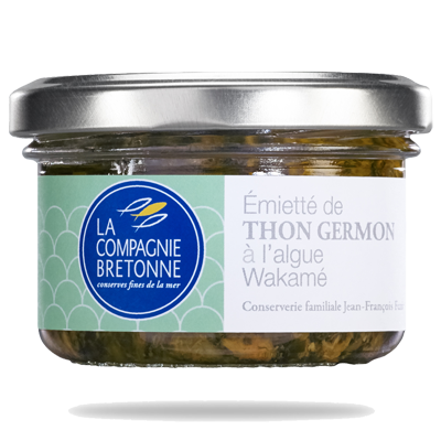 Emietté de thon Germon à l'algue de Wakamé