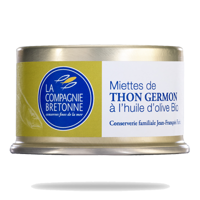 Miettes de thon Germon à l'huile d'olives