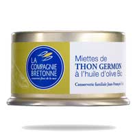 Miettes de Thon blanc Germon à l'huile d'olive