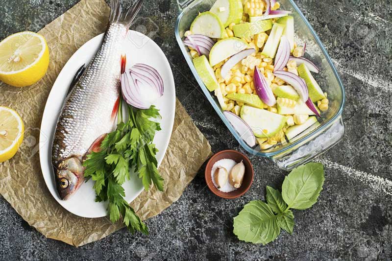 Ingrédients recette poisson