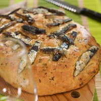 Fougasse aux sardines